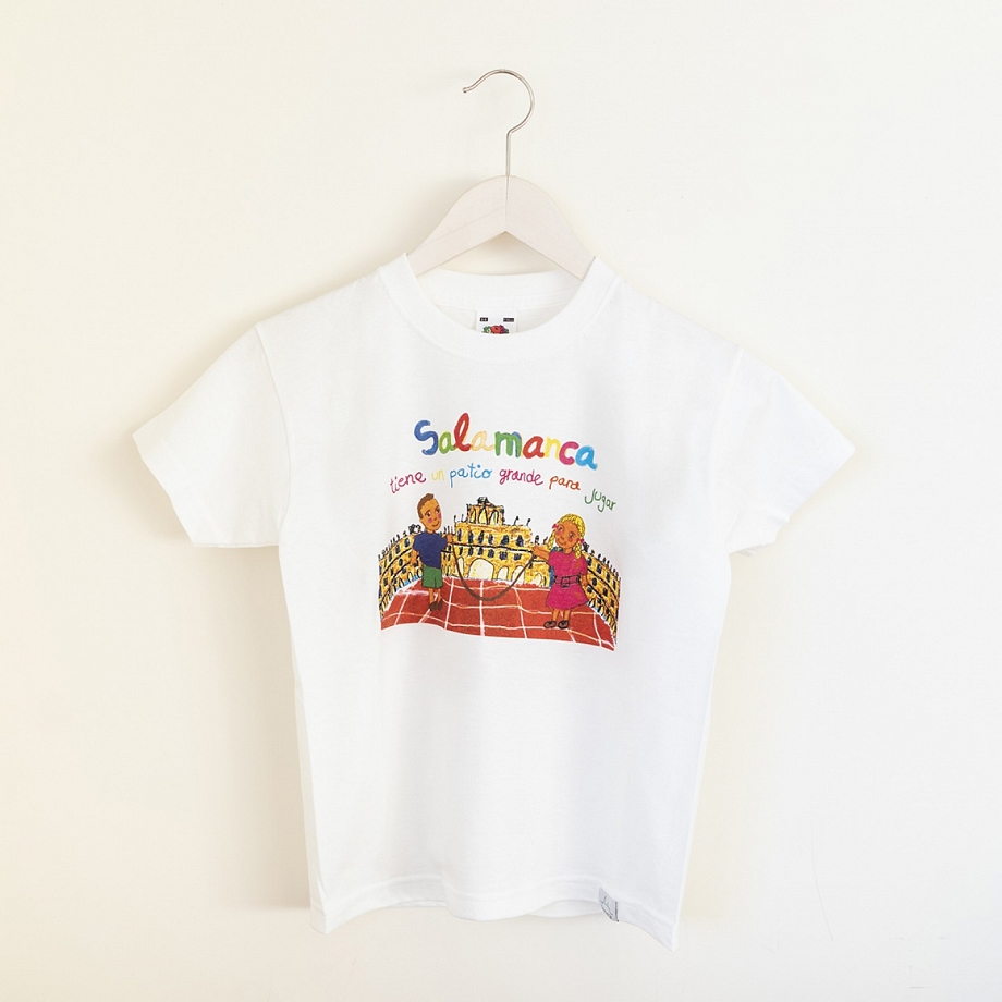 Camiseta Niño Salamanca Patio Blanco