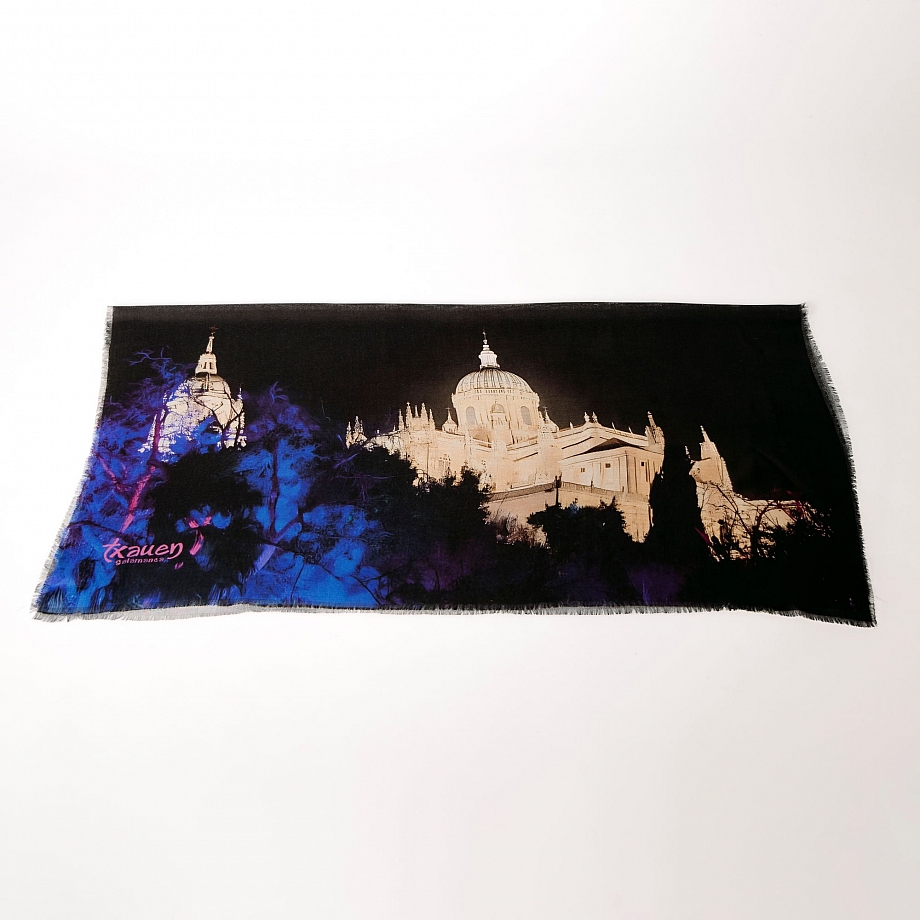 Pashmina Catedral Azul
