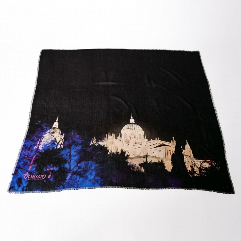 Pashmina Catedral Azul
