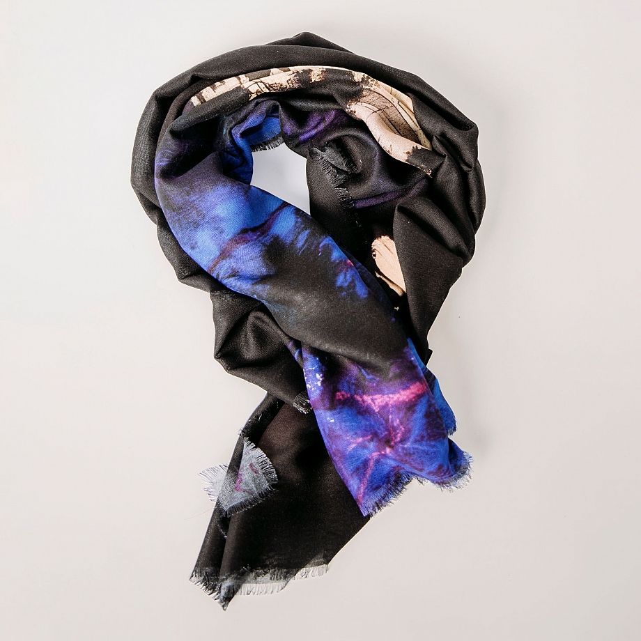 Pashmina Catedral Azul