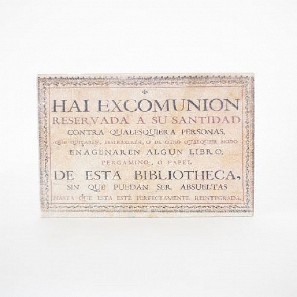 Placa Piedra Villamayor HAI EXCOMUNION