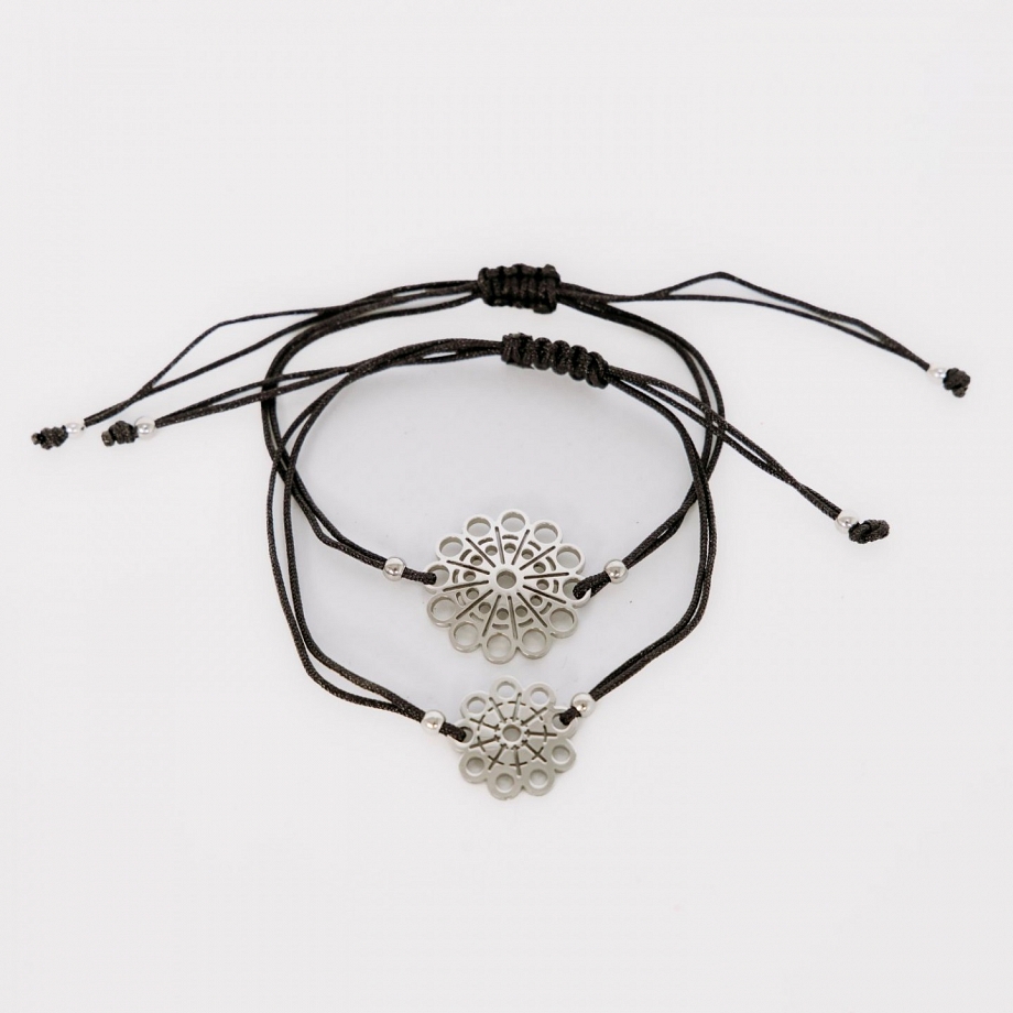 Pulsera Botón Charro Grande Acero