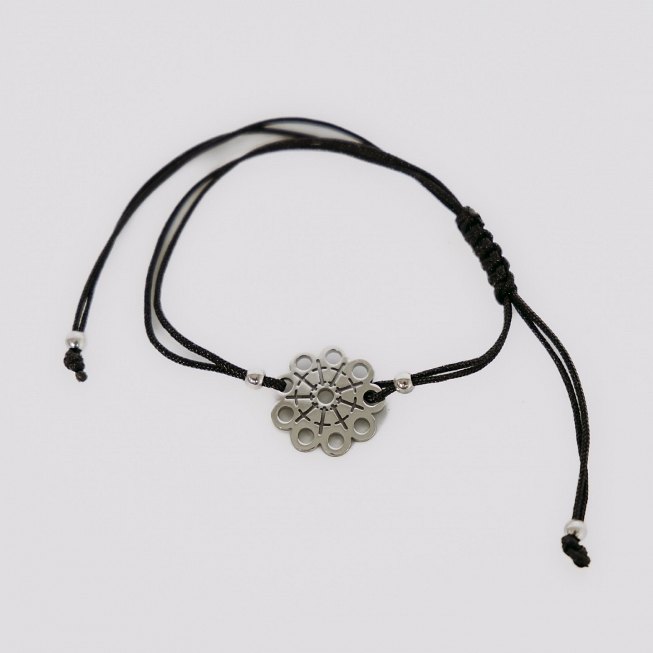 Pulsera Botón Charro Pequeño Acero