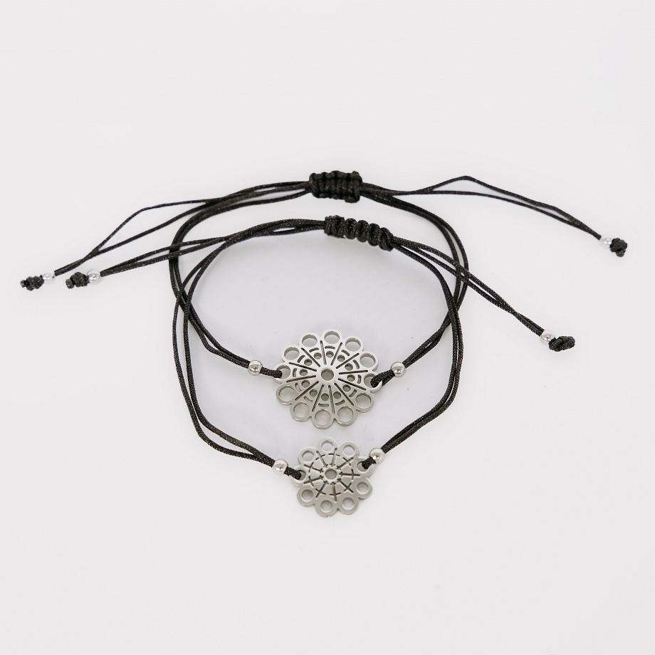 Pulsera Botón Charro Pequeño Acero